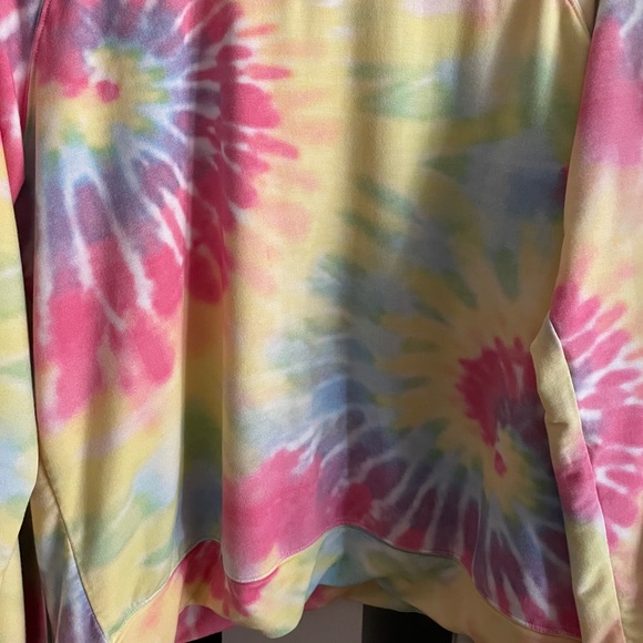 Stripe & Stare Rainbow Sunshine Tie Dye Sweatshirt Shirt Top L - Picture 12 of 12